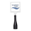 Anti-Microbial Square Retractable Pen Holder (Dome)